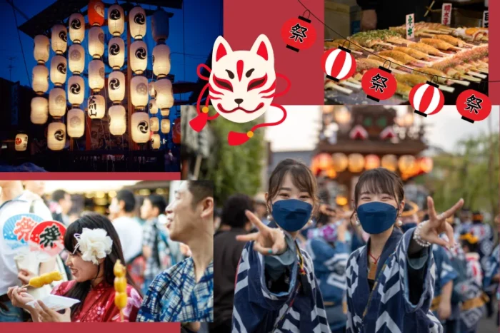 matsuri d'été au Japon
